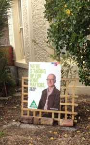 The candidate poster for the electorate of Wills.