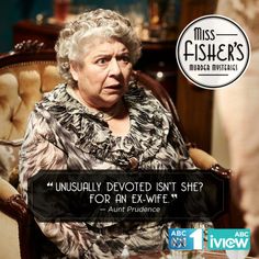 unusually devoted, isn't she? for an ex-wife