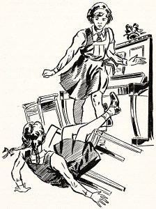 And the 1963 version. The girls look closer to their age, and Darrell's hair is fashionably large.