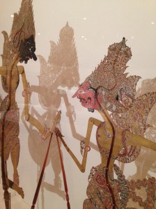 casting a puppet shadow