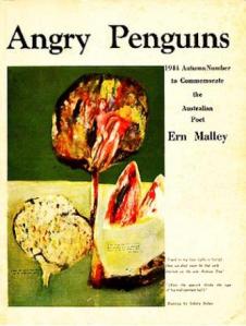 The cover of the issue of Angry Penguins in which Ern Malley's poetry was first published.
