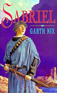 the sabriel cover steph owns (first ed?!)