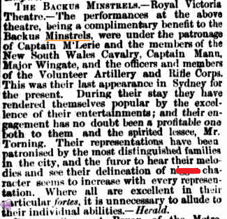 A second newspaper advertisement, much longer than the first, with the same use of the N word.